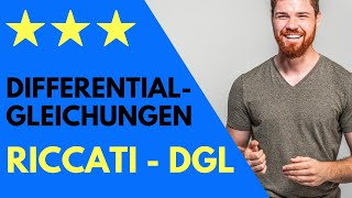 Riccati Differentialgleichungen DGL Einfach erklärt  Erkennen Beispiel lösen  AWP [upl. by Emeric]