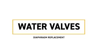 How to Replace the Diaphragm on Water Valves  Diaphragm Replacement  Parker Hannifin [upl. by Essam477]