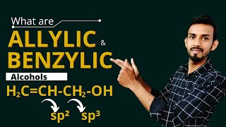 what are allylic and benzylic alcohols  How to identify allylic and benzylic alcohols [upl. by Enel]