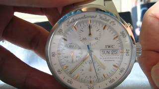 IWC GST Automatic Chronograph Watch Function Testing Ref3707013 [upl. by Anirtek]