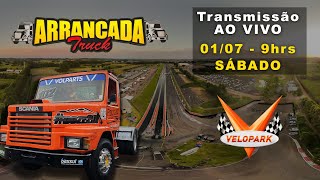 AO VIVO  ARRANCADA DE CAMINHÕES NA VELOPARTK  SÁBADO 01072023 [upl. by Mailand]