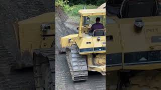 Hard Packing our Driveway stage 1 shorts hardpack driveway roller bulldozer [upl. by Adaval306]