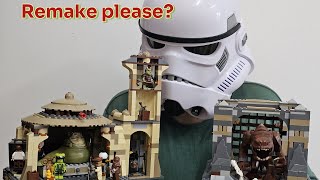 2012 LEGO Star Wars 9516 Jabbas Palace  LEGO Star Wars 75005 Rancors Pit Review [upl. by Assirim]