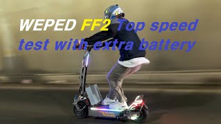 2023 New Electric Scooter WEPED FF2S 84V 60a Max Speed 1106kmh 69MPH [upl. by Nnayhs454]