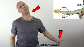 STRETCH AWAY NERVE PAIN IN NECK ARM CARPAL TUNNEL SYNDROME  Dr Alan Mandell DC [upl. by Acima]