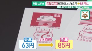 値上げされた郵便料金 逆風が予想される年賀はがき 魅力増のため「カタログ」付きを販売 241001 1456 [upl. by Llatsyrk]