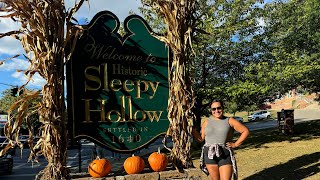 Sleepy Hollow NY Sleepy Hollow Cemetery Headless Horseman Welcome to Sleepy Hollow Sign and More [upl. by Attolrac]