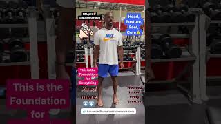 Perfect Posture amp Foot Position is Key for ALL Movements NFL pro Duron Harmon [upl. by Herby637]