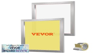 VEVOR Screen Printing Kit 2 Pieces Aluminum Silk Screen Printing Frames 20x24inch Review [upl. by Hunley]