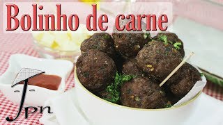 Receita de bolinhos de carne [upl. by Leddy]