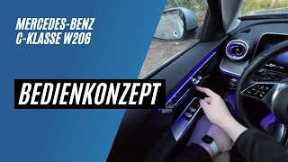 Wie gut ist die Bedienung  MercedesBenz CKlasse W206 [upl. by Ythomit721]