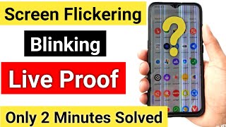 screen flickering problem in android  screen flickering  screen flickering realmedisplay blinking [upl. by Durgy]