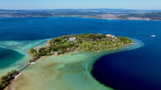 Insel Mainau von Oben  4K [upl. by Enomaj]