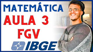 Concurso IBGE 2022  Matemática para recenseador Números Racionais FGV  Censo demográfico 20202022 [upl. by Ibot]