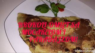 Brokoliomlet sa paradajzom i mocarelom  Broccoli omelette mit Mozzarela und Tomaten [upl. by Aiouqahs401]