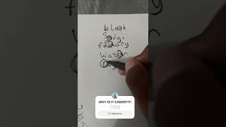 Sorry i have bad handwriting handwriting teacher writing spiritname tutorial [upl. by Ekenna]