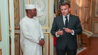 🔴URGENT👉🇹🇩Mahamat Idriss Deby Itno est reçu à lÉlysée par le Président Français EMacron [upl. by Low330]