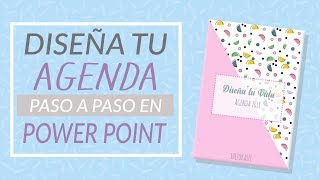 DISEÑA TU AGENDA PASO A PASO EN POWER POINT ESTILO 90S Fácil [upl. by Mulcahy728]