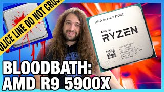 Multikill AMD Ryzen 9 5900X CPU Review amp Benchmarks  Gaming Workstation Overclocking [upl. by Nonnarb962]