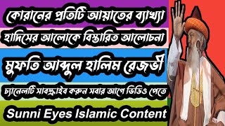 কোরানের কথা  কোরানের ব্যাখ্যা মুফতিআব্দুলহালিম islamijalsa banglajalsa waz Halimwaztv [upl. by Yelrah64]