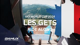 Track preview  Les Gets Downhill World Cup 2024 [upl. by Anilyx]