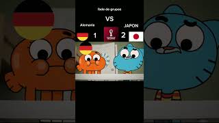 Alemania vs japon Qatar 2022 fase de grupos [upl. by Darleen]