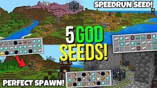 🔥SEEDS Best Seeds for Minecraft 121 Bedrock Edition MCPE SEEDS [upl. by Rfinnej]