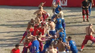 HIGHLIGHTS FINALE CALCIO STORICO 2024 AZZURRIROSSI [upl. by Ylrebma313]