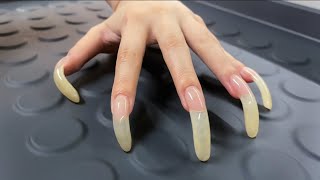 ASMR Tapping amp Scratching with my LONG NATURAL NAILS🐱🐾 [upl. by Haret]