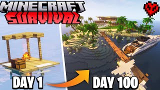 I Survived in Middle of the DEEP Ocean in Minecraft Survival Hindi [upl. by Gigi]