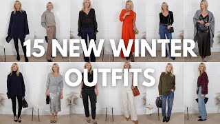 WINTER TRY ON HAUL  15 NEW IN WINTER OUTFITS THAT FEEL CLASSY AND POLISHED [upl. by Arbmat130]