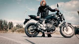 YAMAHA MT07  Roadsitalia Special Carbon Exhaust Sound [upl. by Missi513]