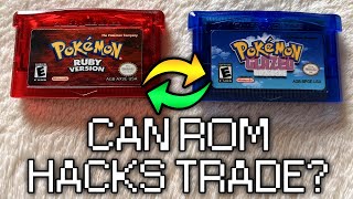 Can You Trade With Pokémon ROM Hack Games [upl. by Ahsinrats891]