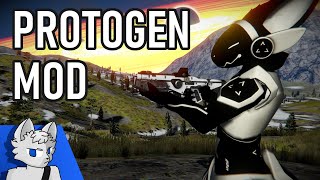 Space Engineers Protogen character mod [upl. by Sorvats]