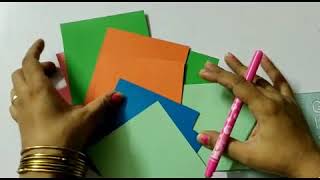 How To Make Flash Cards At Home  Flash Card making Idea flashcards [upl. by Esojnauj]