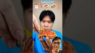 BELI MAKANAN DI INDOMART mukbang makanemoji food makanemojipedas koreanfood [upl. by Aisak]