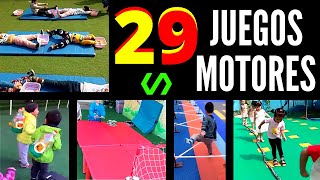 29 JUEGOS MOTRICES para EDUCACION FISICA  HABILIDADES MOTORAS [upl. by Christean306]