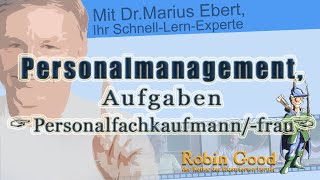 Personalmanagement Aufgaben  Personalfachkaufmannfrau [upl. by Ronyam]