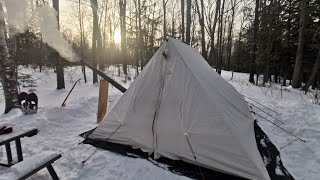 Winter Camping Killarney Provincial Park Ontario [upl. by Atikan178]