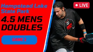 45 Men’s Doubles Pickleball  KrivitskyWinter vs StoneSaldit  Hempstead Lake State Park [upl. by Llyrehc]