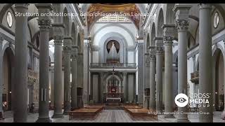 Brunelleschi Struttura architettonica della Basilica di San Lorenzo Firenze [upl. by Derk]