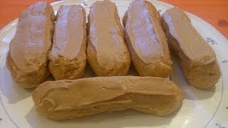 Comment faire des éclairs au café  RECETTE SPECIAL ECLAIRS CHOUX [upl. by Yard]