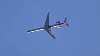 CRJ 1000  Madrid  Strasbourg [upl. by Enylrac386]