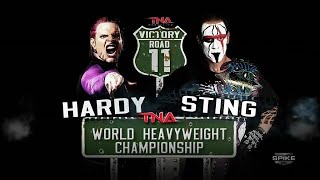 The True Story Behind The StingJeff Hardy quotVictory Road Incidentquot [upl. by Namrej915]