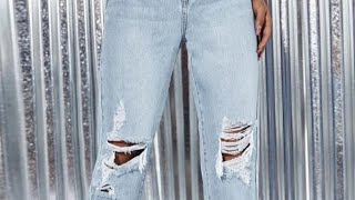 How To Patch Ripped JeanSewingRipped Jeans [upl. by Siddra]