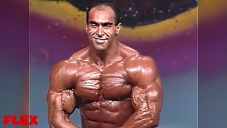 Nasser El Sonbaty  His 1st Olympia  1994 Mr Olympia Posing Routine [upl. by Ran568]