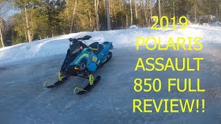 2019 POLARIS SWITCHBACK ASSAULT 850 YEAR END REVIEW [upl. by Benedetto975]