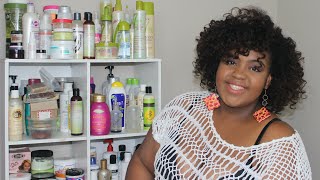 My quotNatural Hairquot Products  Product Stash  quotProduct Junkiequot or Nah [upl. by Brass]