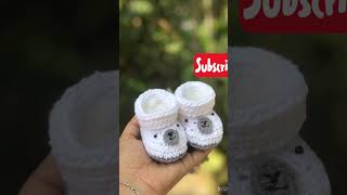 Crochet baby shoes [upl. by Busey]