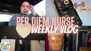 NURSE VLOG nurses trust your gut new money saving goal in my running era [upl. by Alegnatal]